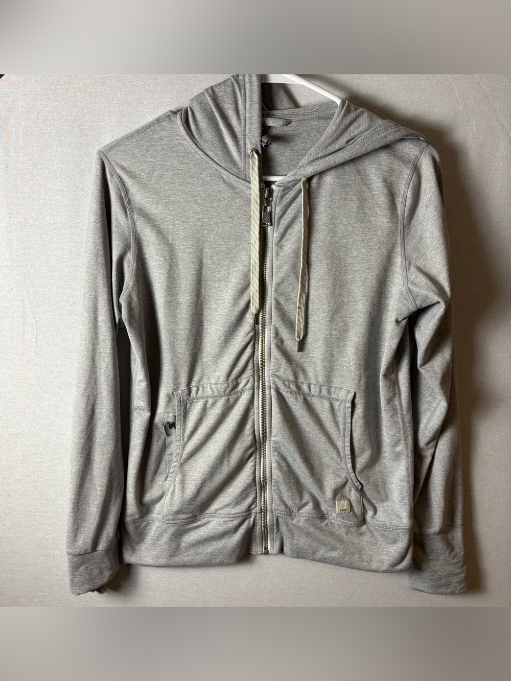 Vuori Halo Performance Hoodie Zip up Grey VW201 Size Small